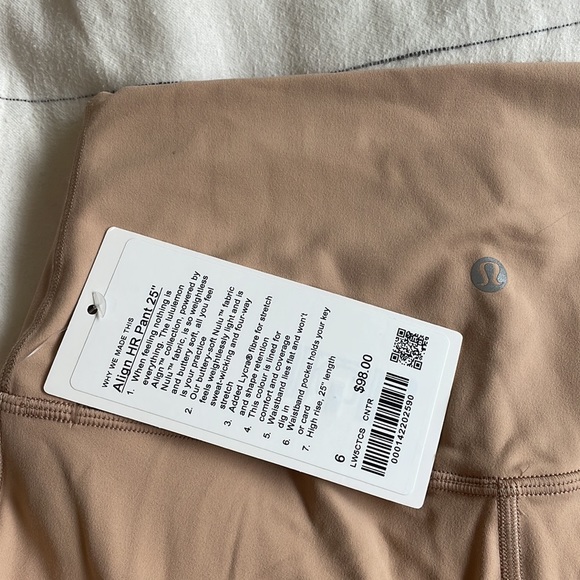 Lululemon Align HR Pant 25" Contour NWT 6 - Picture 5 of 5